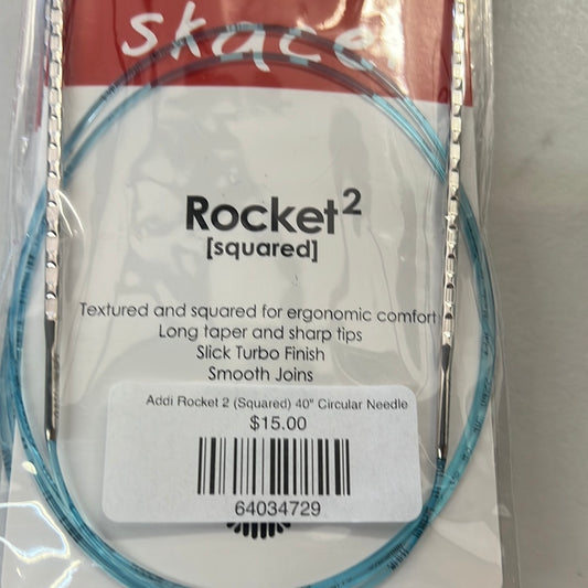 Addi Rocket 2 (Squared) 40" Circular Needle